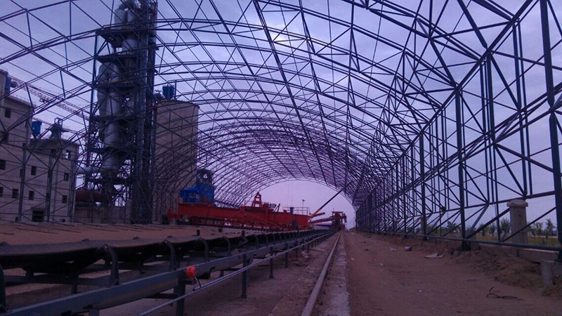 灵宝煤棚网架安装